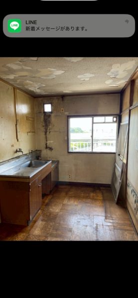 平塚市四之宮での引っ越し不用品回収作業後の空室状態