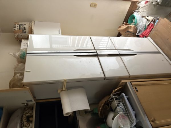 横浜冷蔵庫回収 6ドア大型冷蔵庫搬出 横須賀長沢現場