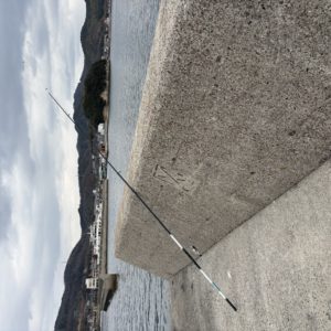 広島の港で釣り - 作業の合間のひととき