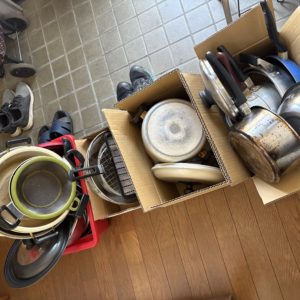 相模原市緑区でのキッチン用品出張買取・不用品回収の現場写真|便利屋インプルーブ