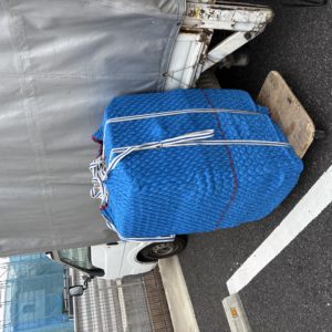 ドラム式洗濯機 内階段 搬出 八王子 L字カーブ 便利屋
