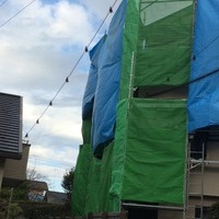 神奈川県相模原市南区　外壁塗装中です。のサムネイル